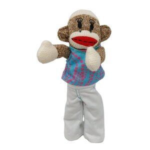 Maxxie The Original Sock Monkey in Clothes 2012 Girl 11" Plush Stuffed Animal